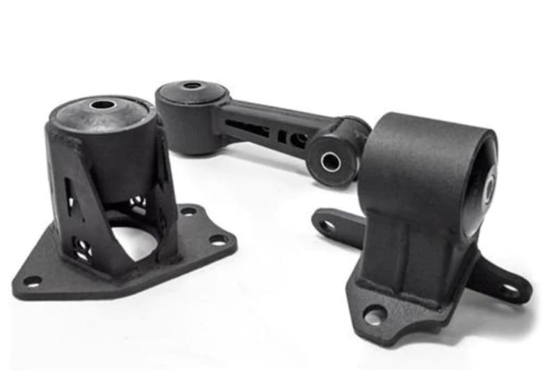 Innovative Mounts — Innovative 09-13 Honda FIT/JAZZ L-Series Black Steel Mounts 75A Bushings