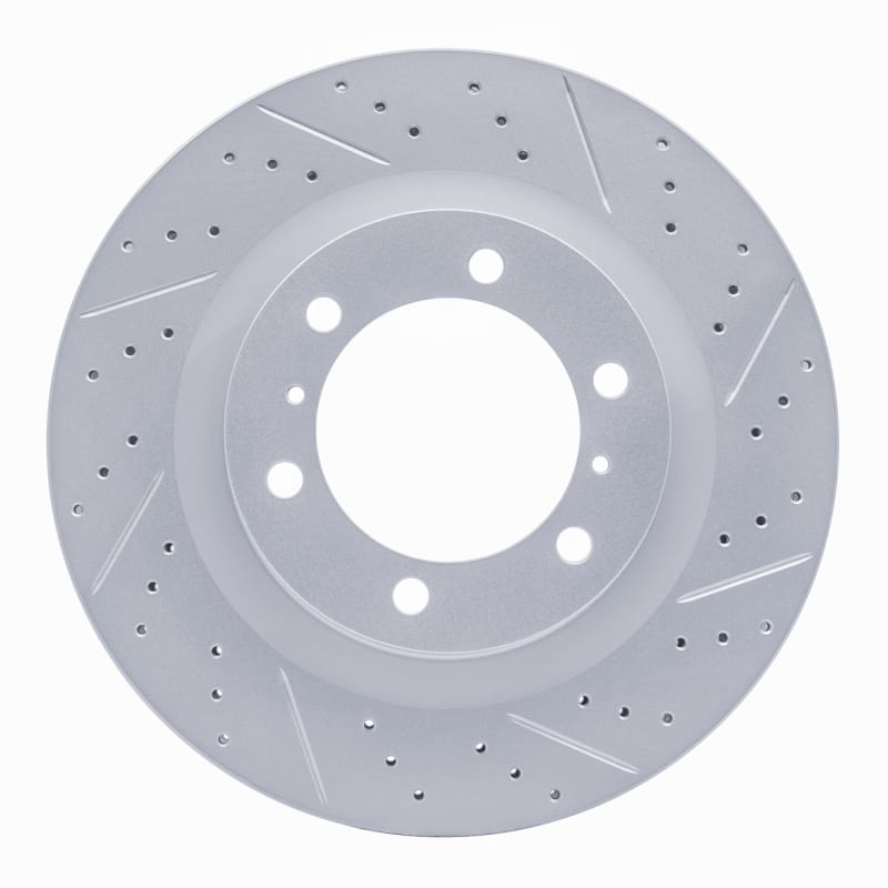 R1 Concepts — R1 10-24 Lexus Gx460 Front Right Drilled & Slotted Geo-Carbon Rotor