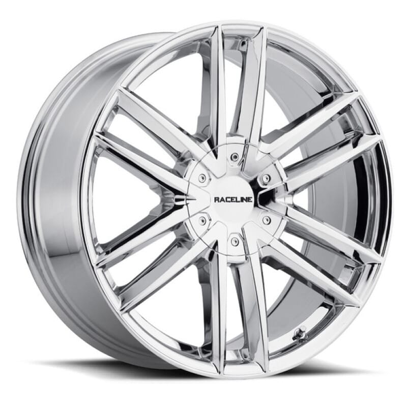 Raceline — Raceline 158C Impulse 22x9.5in / 6X139.7/6X135 BP / 35mm Offset / 106.1mm Bore - Chrome