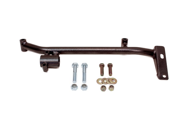 BMR Suspension — BMR 93-02 F-Body Manual Steering Bracket (For Stock K-Member Only) - Black Hammertone