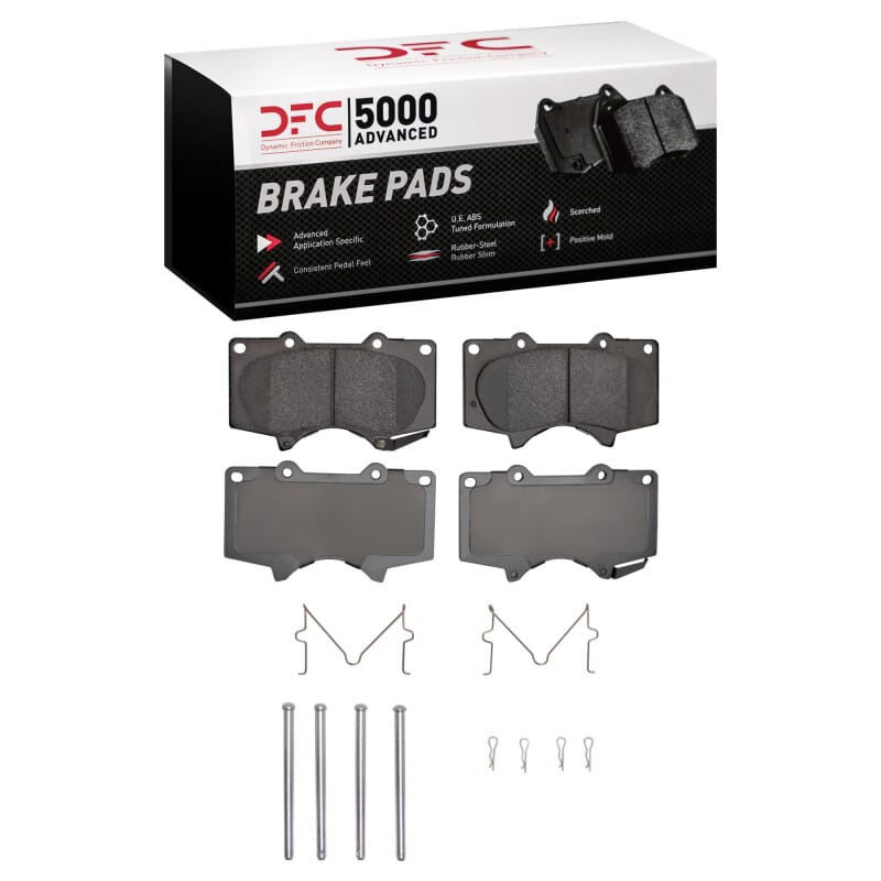 DFC — DFC 00-25 JAC Frison Front 5000 Advanced Ceramic Brake Pads and Hardware Kit
DFC Brake Pad Set