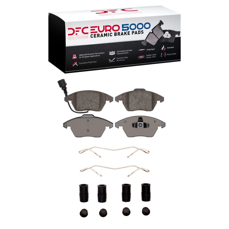 DFC — DFC 05-18 Audi A3 Quattro Front Euro 5000 Ceramic Brake Pads and Hardware Kit
DFC EURO Pads + HW