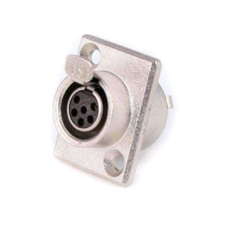 Rugged Radios — Rugged Radios 6-Pin Panel Mount Mini XLR Connector TY6F