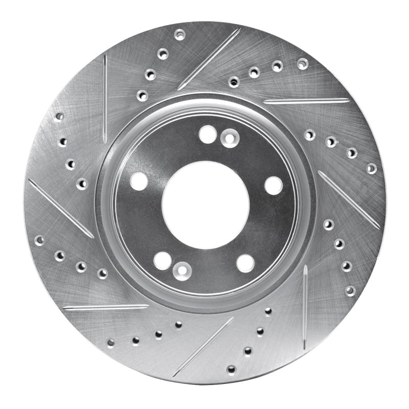 R1 Concepts — R1 04-11 Hyundai AZERA Front Left Drilled & Slotted Silver Brake Rotor
R1 Brake Rotor Drill