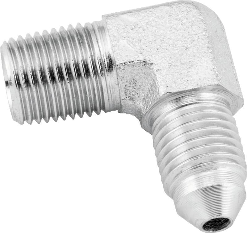 TwinPower — Brake Fitting, Straight, 1/8 in., NPT Male Fitting, Chrome