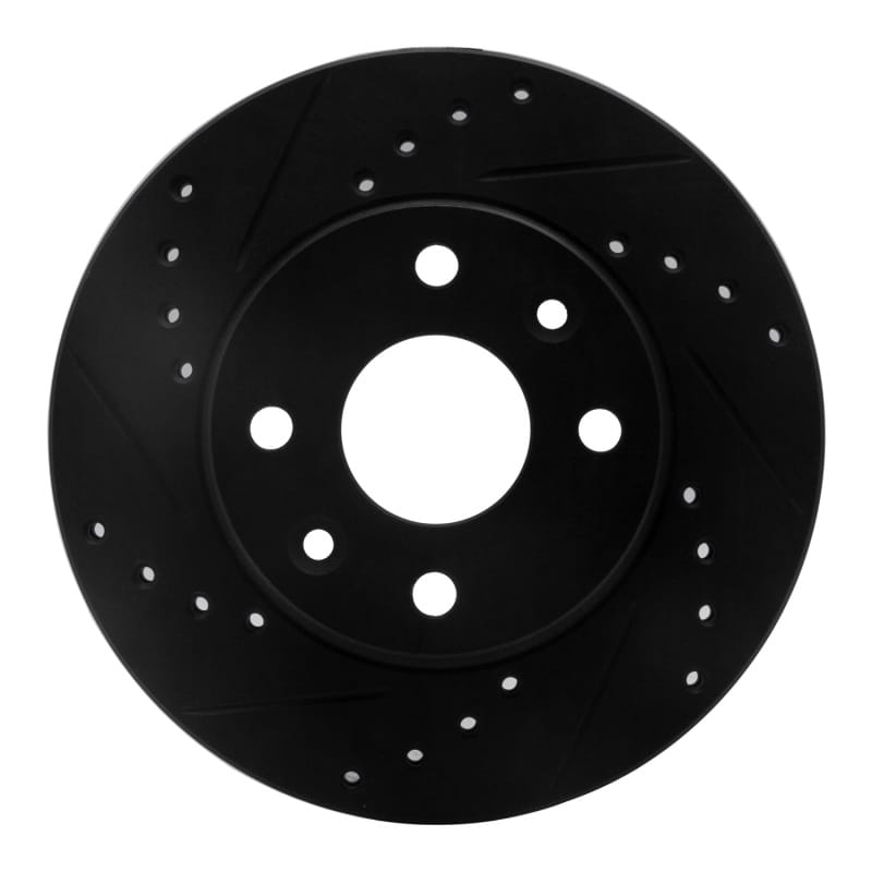 R1 Concepts — R1 94-00 Kia Spectra Front Left Drilled & Slotted Black Brake Rotor
R1 Brake Rotor Drill