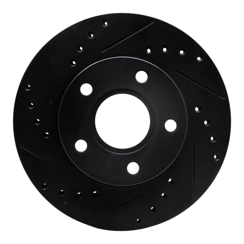 R1 Concepts — R1 88-89 Merkur SCORPIO Front Right Drilled & Slotted Black Brake Rotor
R1 Brake Rotor Drill