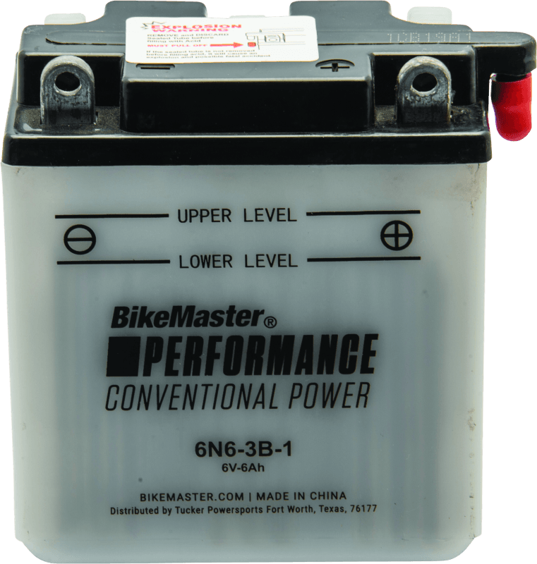 BikeMaster — 6N6-3B-1 Battery, 48 CCA