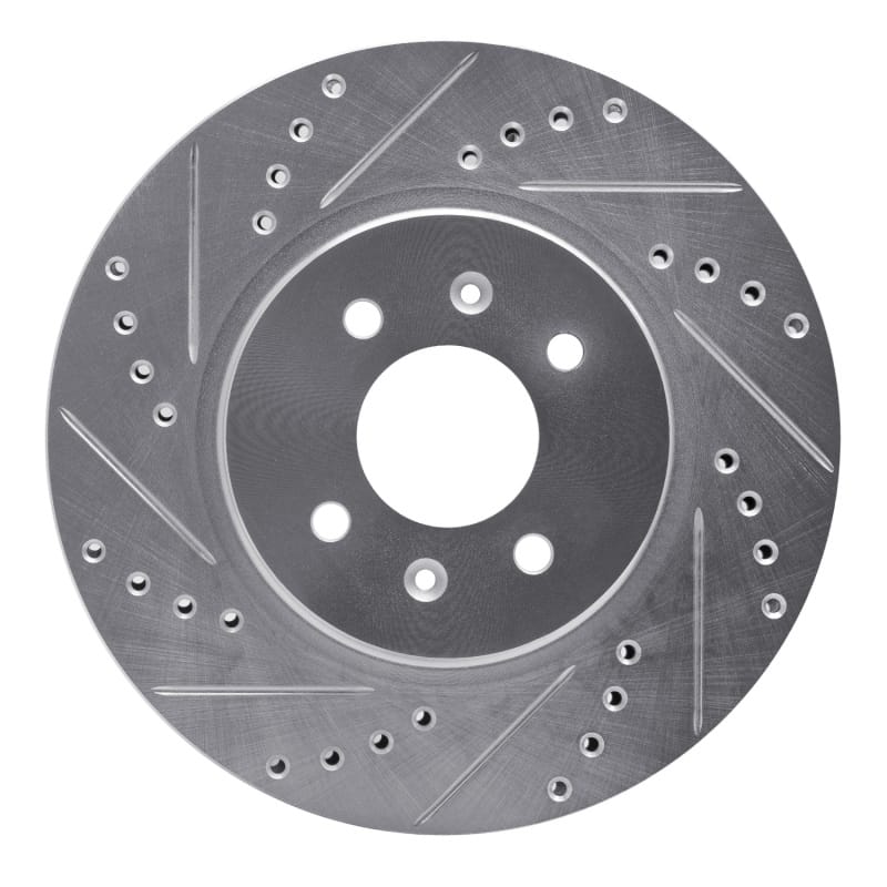 R1 Concepts — R1 12-23 Hyundai ACCENT Front Left Drilled & Slotted Silver Brake Rotor
R1 Brake Rotor Drill