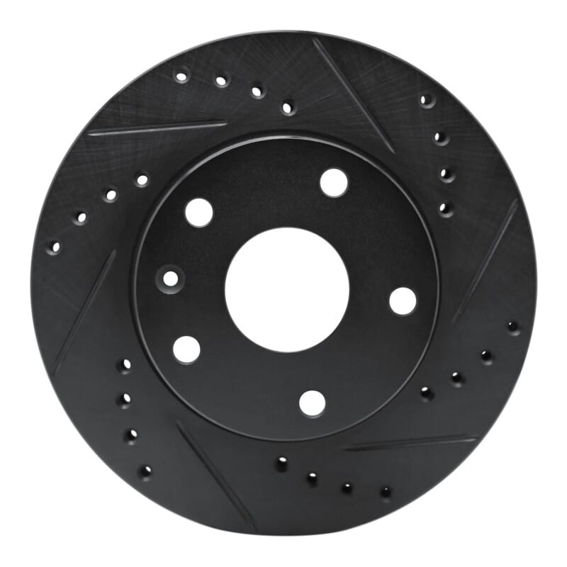 R1 Concepts — R1 99-02 Daewoo Leganza Front Right Drilled & Slotted Black Brake Rotor
R1 Brake Rotor Drill