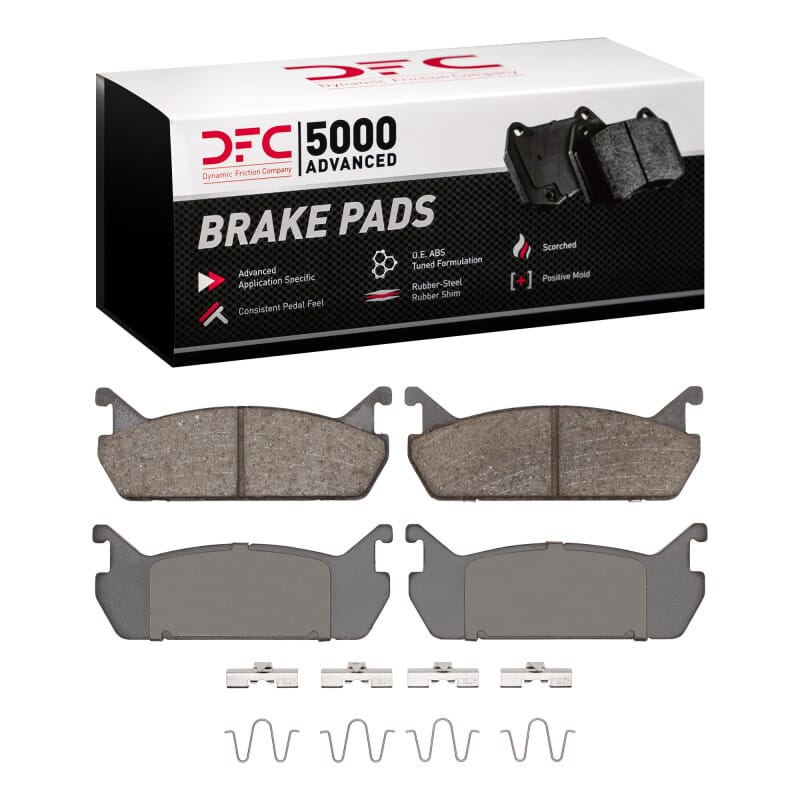 DFC — DFC 90-96 Ford Escort Rear 5000 Advanced Ceramic Brake Pads and Hardware Kit
DFC Brake Pad Set
