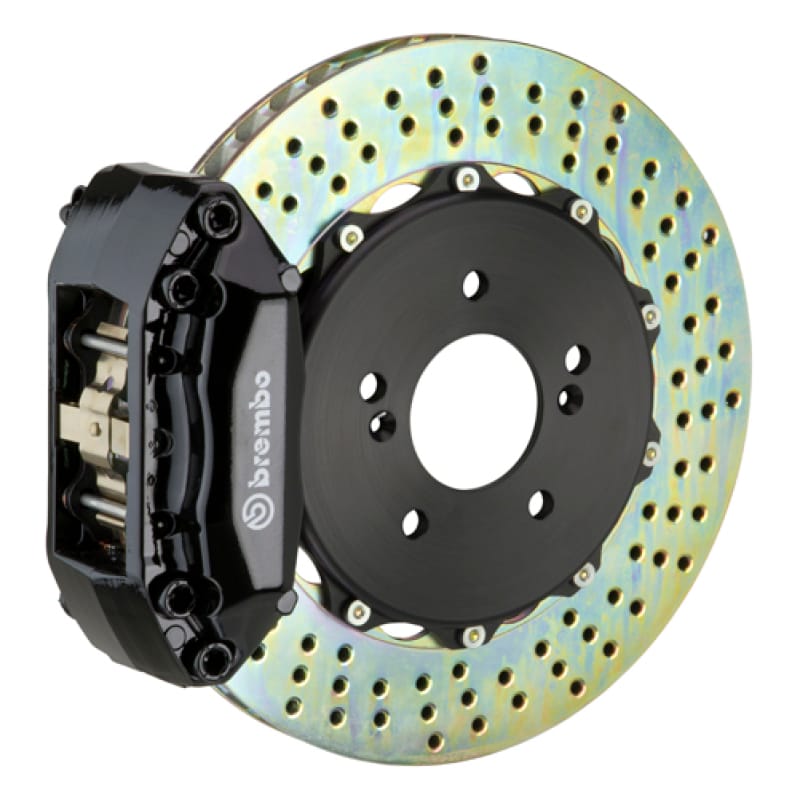 Brembo — Brembo 02-04 Focus SVT/05-06 Focus Front GT BBK 4 Piston Cast 2pc 328x28 2pc Rotor Drilled-Black