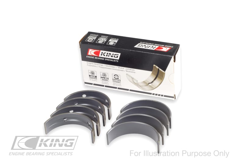 King Engine Bearings — King Engine Bearings Ford Ecoboost 2.7L V6 (Size 0.25) Main Bearing Set