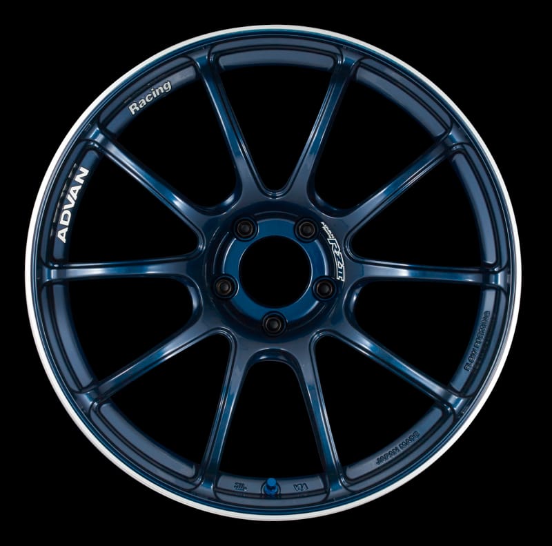 Advan — Advan RZII 19x8.5 +35 5x120 Racing Indigo Blue Wheel