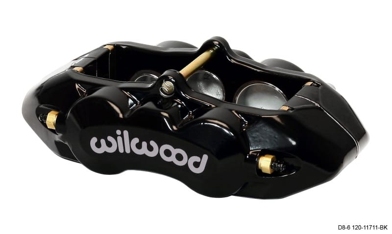 Wilwood — Wilwood Caliper-D8-6 R/H Front Black 1.88/1.38/1.25in Pistons 1.25in Disc
BRAKE CALIPER