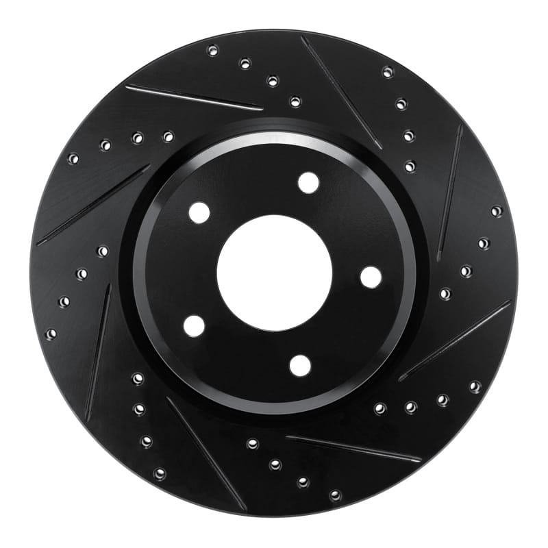 R1 Concepts — R1 05-06 Pontiac GTO Front Right Drilled & Slotted Black Brake Rotor
R1 Brake Rotor Drill