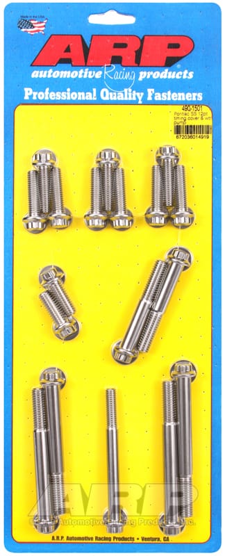 ARP — ARP Pontiac SS 12pt Timing Cover and Water Pump Kit