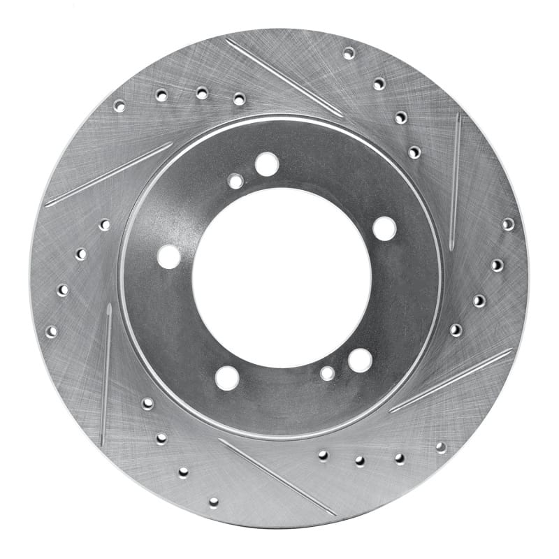 R1 Concepts — R1 99-08 Chevrolet Tracker Front Right Drilled & Slotted Silver Brake Rotor
R1 Brake Rotor Drill