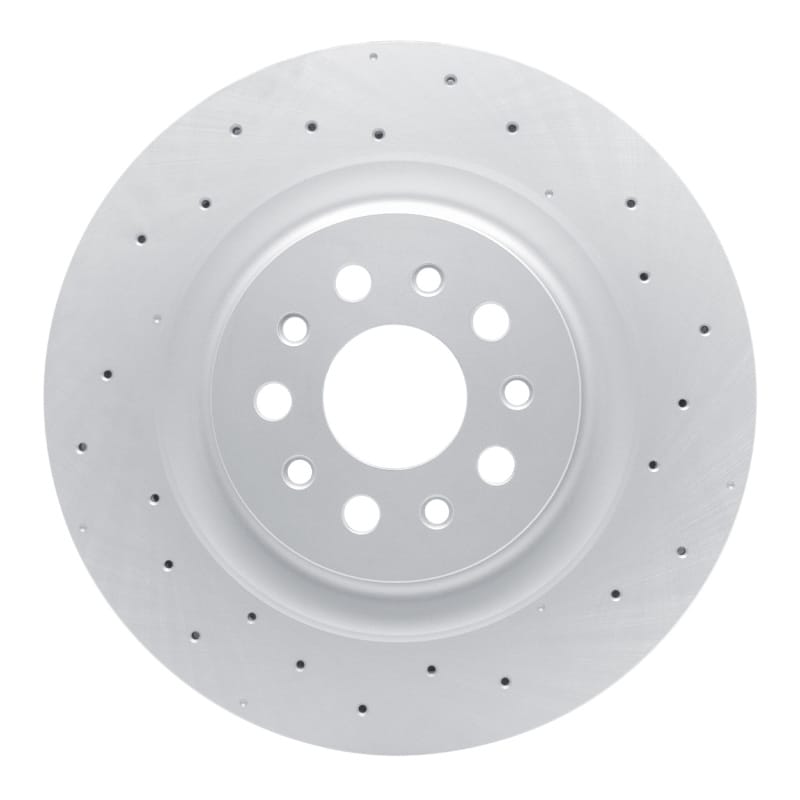 DFC — DFC 14-24 Maserati Quattroporte Rear Drilled Hi-Carbon Alloy Geomet Coated Rotor