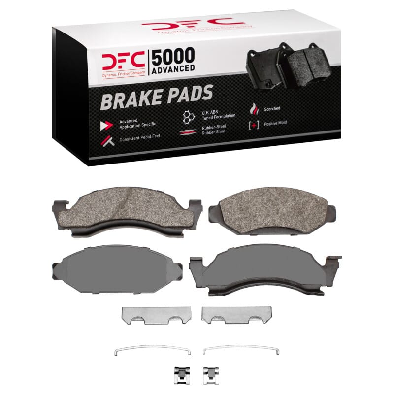 DFC — DFC 72-80 American Motors Hornet Front 5000 Advanced Semi Metallic Brake Pads and Hardware Kit
DFC Brake Pad Set