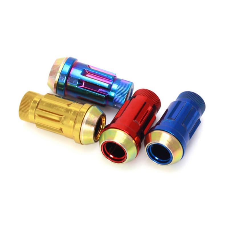 Wheel Mate — Wheel Mate Mutkei SR45R Lock Set 12x1.25 Red (4pcs)