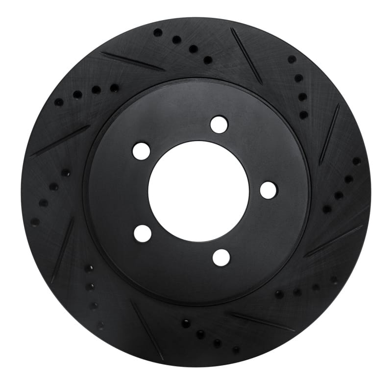 R1 Concepts — R1 02-05 Ford Explorer Front Right Drilled & Slotted Black Brake Rotor
R1 Brake Rotor Drill