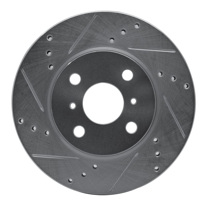 R1 Concepts — R1 12-15 Scion IQ Front Left Drilled & Slotted Silver Brake Rotor
R1 Brake Rotor Drill