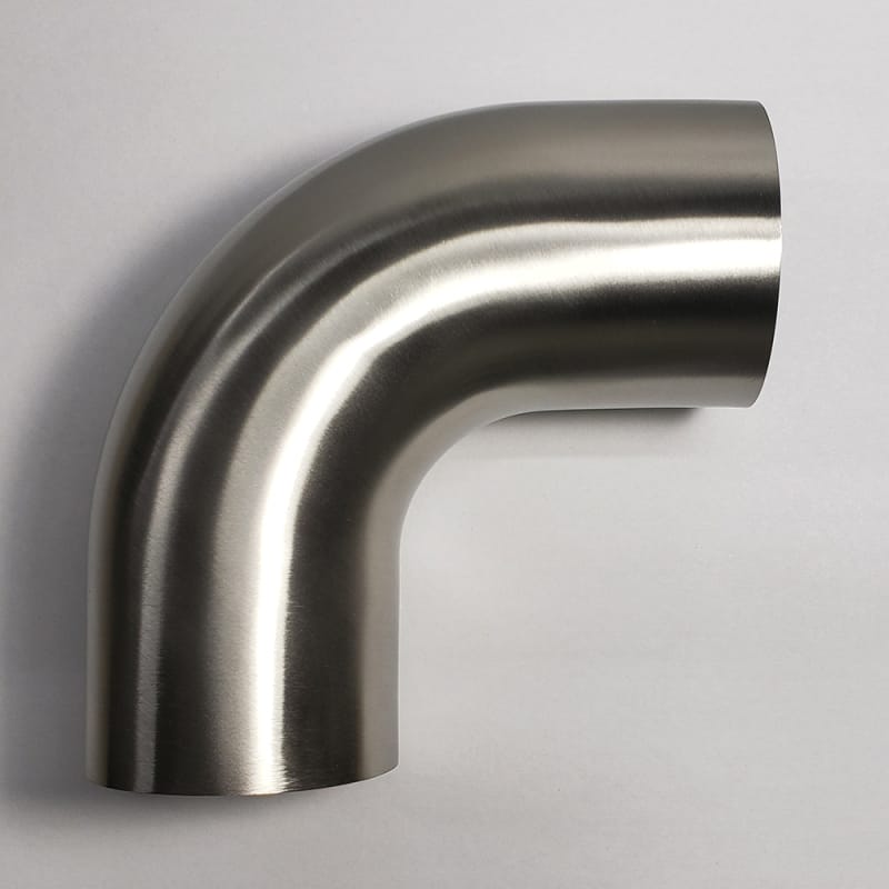 Stainless Bros — Stainless Bros 2.75in Diameter 1D / 2.75in CLR 90 Degree Bend .065in leg Mandrel Bend Elbow