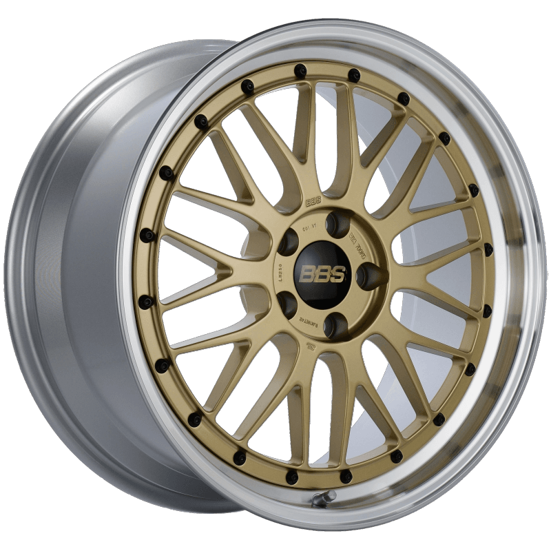 BBS — BBS LM 19x9 5x112 ET42 Gold Center Diamond Cut Lip Wheel -82mm PFS/Clip Required