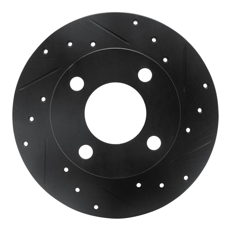 R1 Concepts — R1 89-91 Audi 100 Rear Right Drilled & Slotted Black Brake Rotor
R1 Brake Rotor Drill