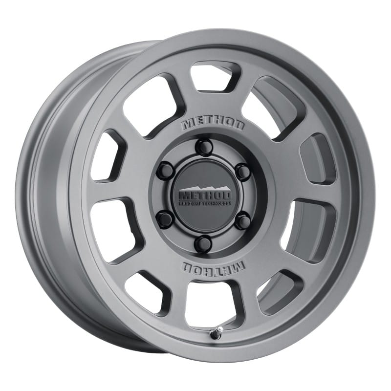 Method Wheels — Method MR705 17x8.5 0mm Offset 6x5.5 106.25mm CB Titanium Wheel