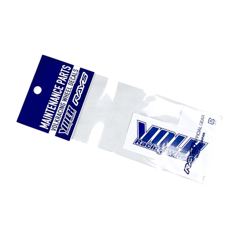 Rays — Rays Volk Racing TE37 Repair Disk Sticker - Blue