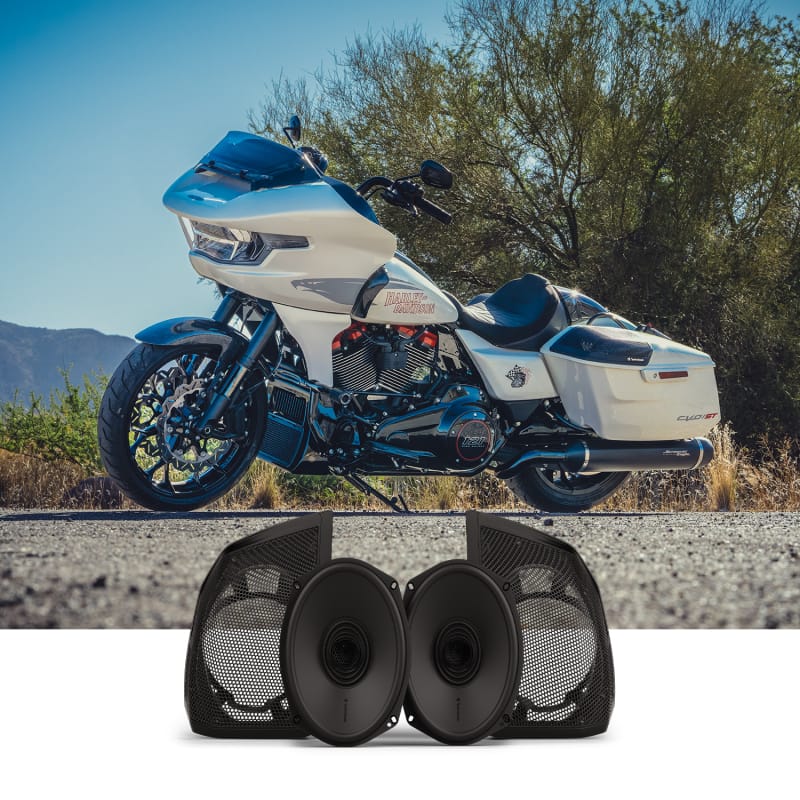 Rockford Fosgate — Rockford Fosgate 24+ Harley-Davidson TMS Cut-In Baglid Speaker Kit