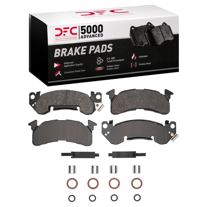 DFC — DFC 78-95 Chevrolet V20 & V2500 Suburban Front 5000 Advanced Semi Metallic Brake Pads & Hardware Kit
DFC Brake Pad Set