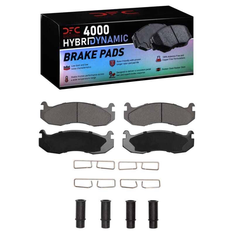 DFC — DFC 96-06 Hummer H1 Front 4000 HybriDynamic Brake Pads and Hardware Kit
DFC Brake Pad Set