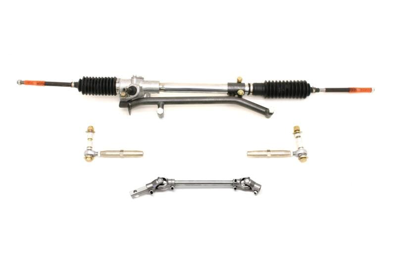 BMR Suspension — BMR 93-02 GM F-Body Manual Steering Conversion Kit (For Stock K-Member Only) - Black Hammertone