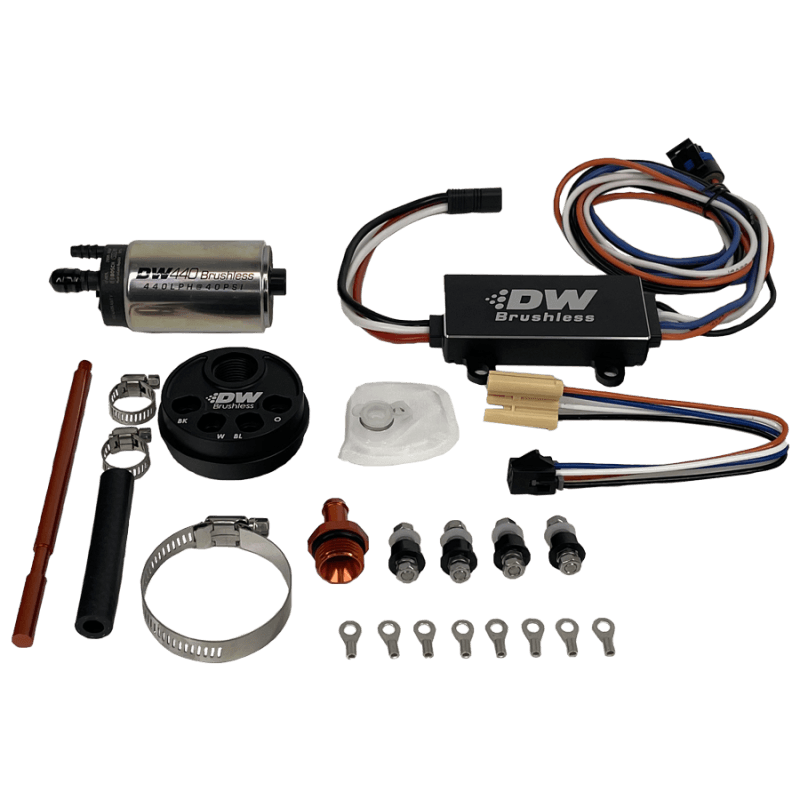 DeatschWerks — DeatschWerks 3.5L Module Surge Tank In-Tank Pump Adapter w/ DW440 Brushless & Controller 440lph Pump
Surge Tanks