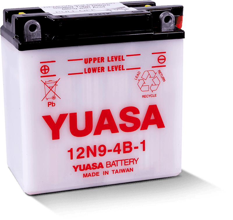 Yuasa Battery — Yuasa 12N9-4B-1 Conventional 12-Volt Battery