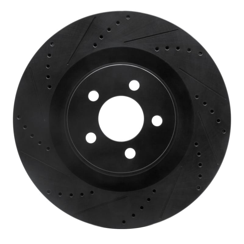 R1 Concepts — R1 05-23 Chrysler 300 Front Left Drilled & Slotted Black Brake Rotor
R1 Brake Rotor Drill