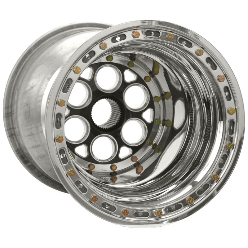Weld — Weld Magnum Sprint 15x15 / 42-Spline / 6in. BS Black Wheel - Beadlock / No Cover