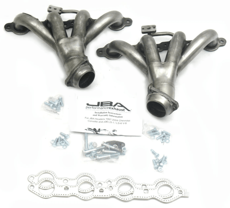 JBA — JBA 01-04 Corvette LS1/Z06 1 3/4in Header Shorty Stainless Steel