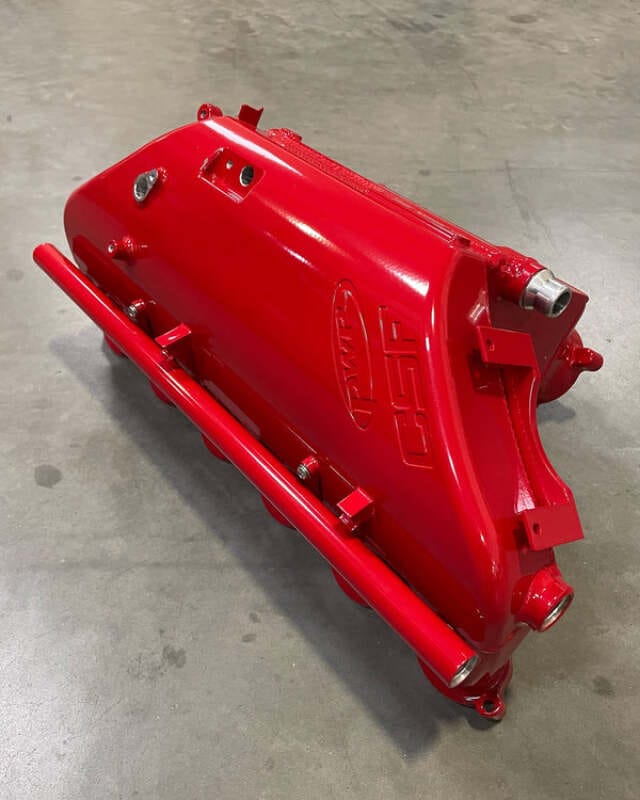 CSF — CSF BMW M2/M3/M4 S58 (G8X) Charge-Air Cooler Manifold - Fire Engine Red