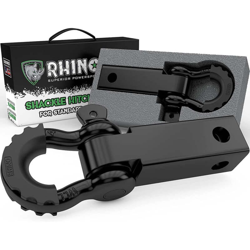 Rhino USA — Rhino USA Shackle Hitch Receiver W/ D-Ring (Black)
Tow Hook