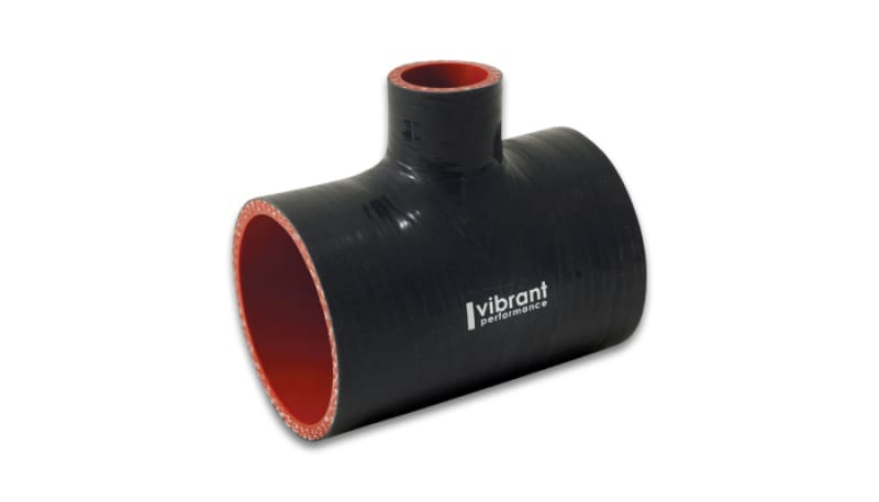 Vibrant — Vibrant 4 Ply Reinforced Silicone T Adapter - 3in Outlet ID x 4in OAL x 1in Branch ID (BLACK)
3"IDSiliconeT-Hose
Hose Coupler
