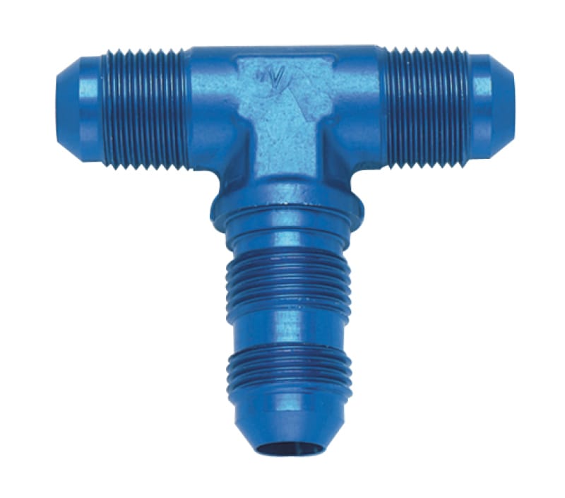 Fragola — Fragola -8AN Bulkhead Tee - Blue