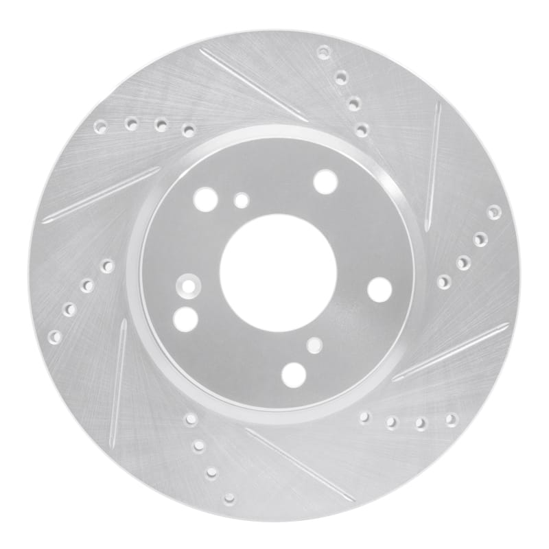 R1 Concepts — R1 16-25 Honda Civic Hatchback Front Right Drilled & Slotted Silver Brake Rotor
R1 Brake Rotor Drill