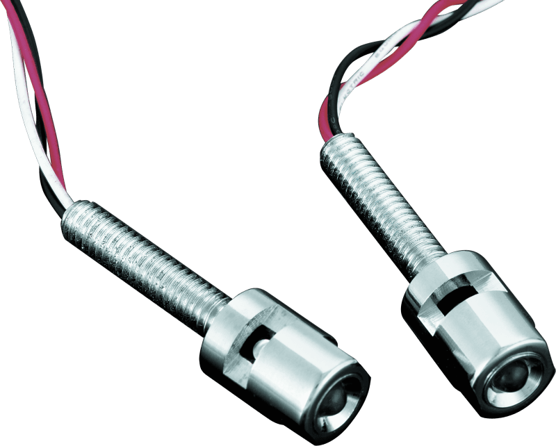 Kuryakyn — Kuryakyn LED License Plate Light With Red Accent Light Universal Chrome