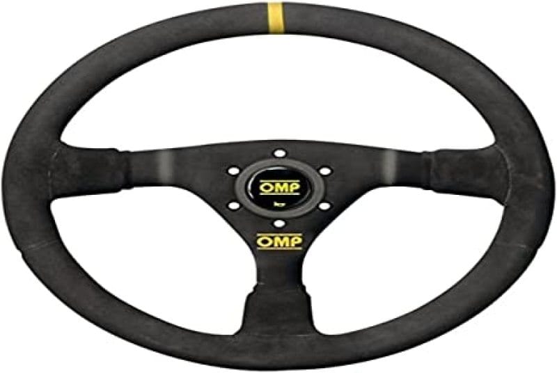 OMP — OMP WRC Mid-Depth 350mm Dished - Small Suede (Black)