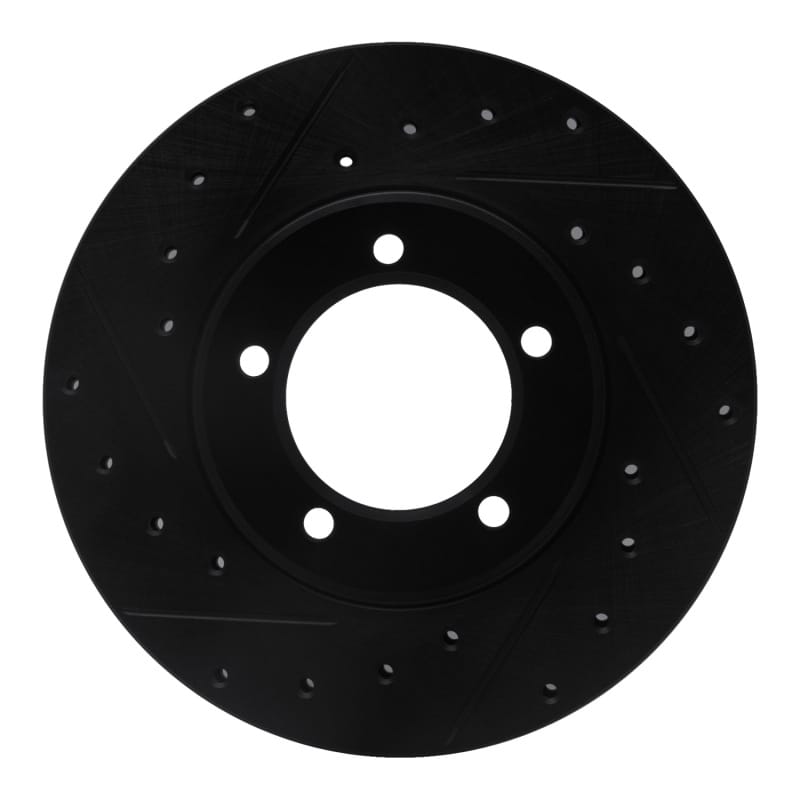 R1 Concepts — R1 79-83 Toyota Pickup Front Left Drilled & Slotted Black Brake Rotor
R1 Brake Rotor Drill