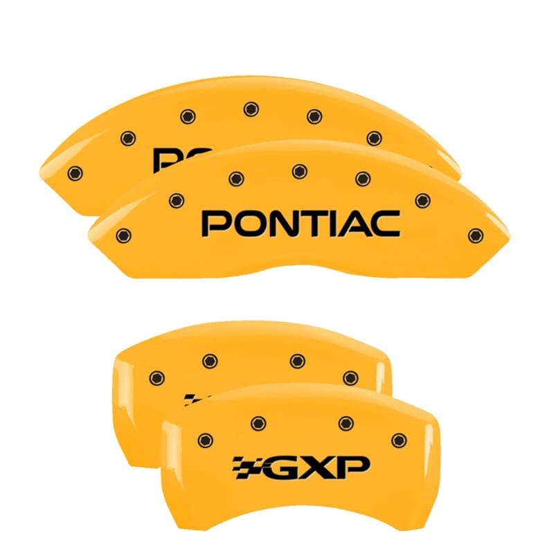 MGP — MGP 4 Caliper Covers Engraved Front Pontiac Rear Gxp Yellow Finish Black Char 2007 Pontiac Solstice
Caliper Covers